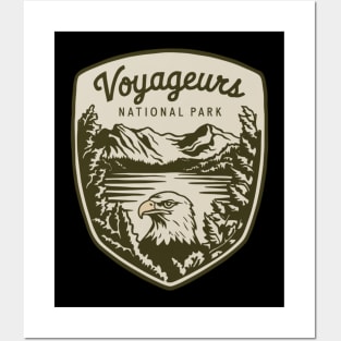 Voyageurs National Park Retro Emblem Posters and Art